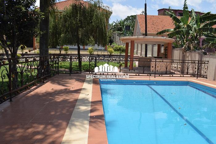 This storeyed house with swimming pool for rent in Bugolobi Kampala, Uganda