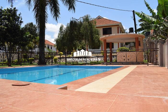 This storeyed house with swimming pool for rent in Bugolobi Kampala, Uganda