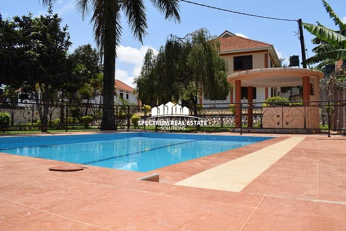 This storeyed house with swimming pool for rent in Bugolobi Kampala, Uganda