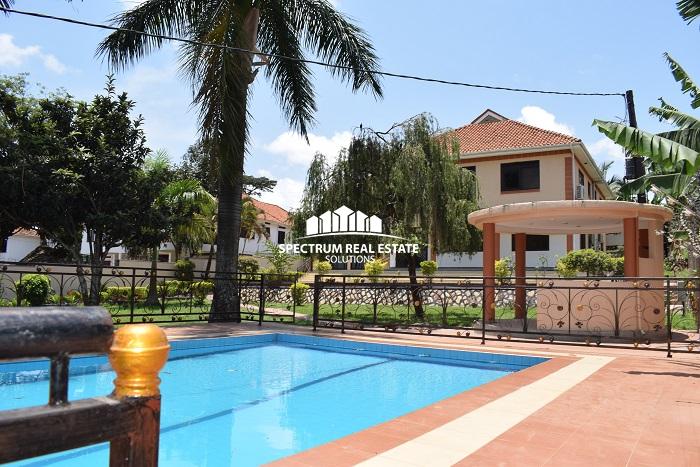 This storeyed house with swimming pool for rent in Bugolobi Kampala, Uganda