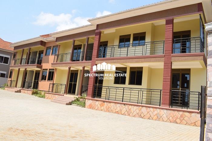 These are newly built apartments for rent in Kira town Kampala