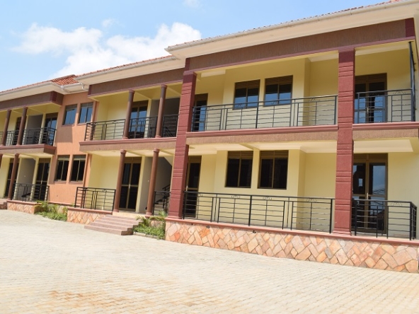 These are newly built apartments for rent in Kira town Kampala