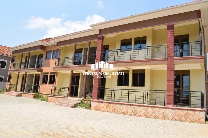 These are newly built apartments for rent in Kira town Kampala