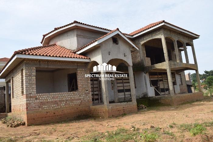 This unfurnished house for sale in Garuga Entebbe road near Pearl Marina