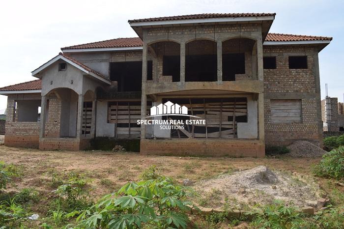 This unfurnished house for sale in Garuga Entebbe road near Pearl Marina