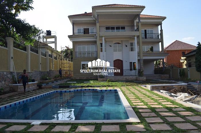 House with swimming pool for sale in Bukasa Muyenga Kampala