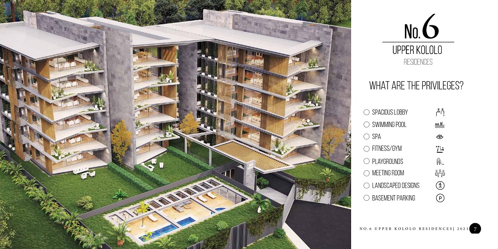 These condominium apartments for sale in Kololo Kampala